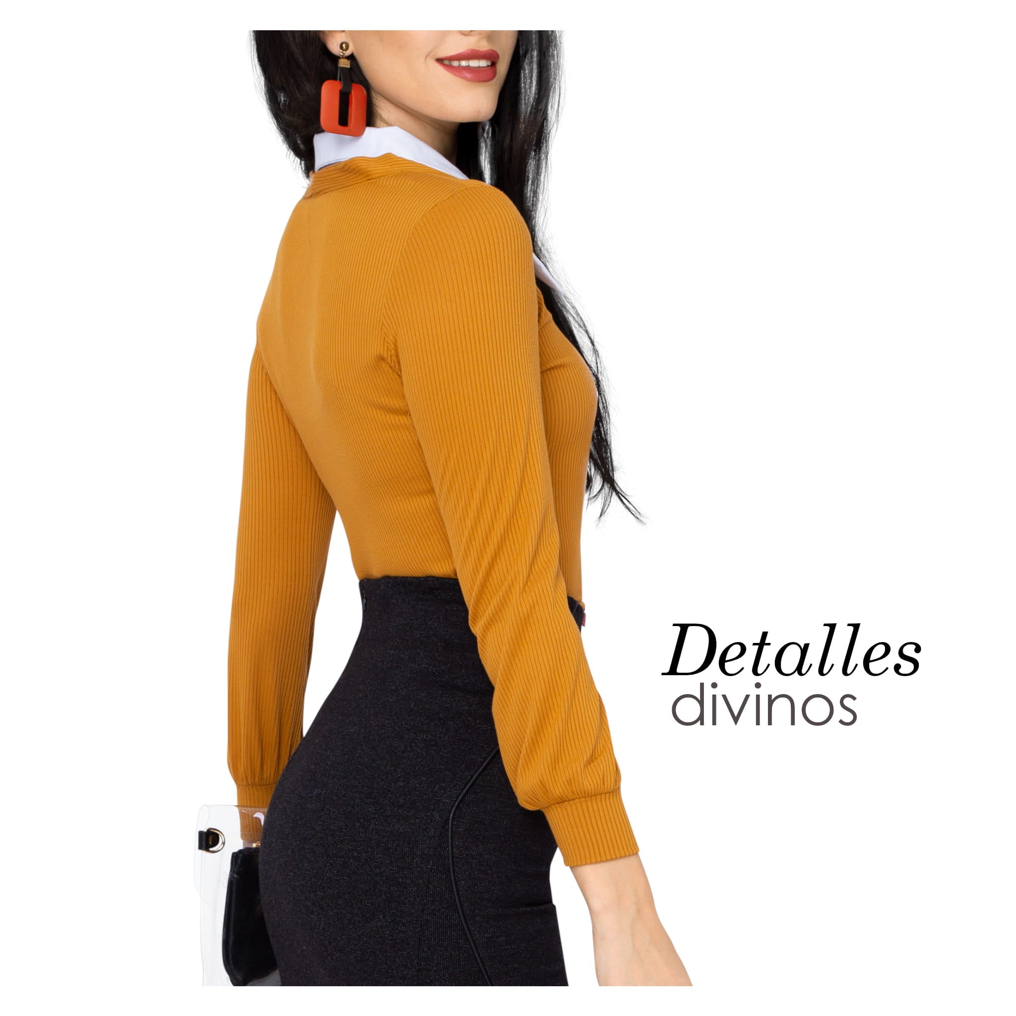 Blusa Naranja Outfit Sweater Naranja Sweaters Camisas Mujer
