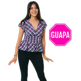 Blusa Megan Cuadros